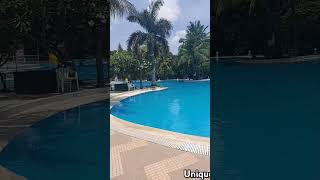 LEONIA RESORT VLOG  SUNNY WEATHER  HEAVY WAVES  leonia swimmingpool shorts resort [upl. by Niram]