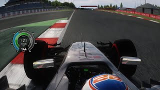 BUTTON Onboard At Nürburgring with 2014 MP429  New MP429 Mod [upl. by Milty]