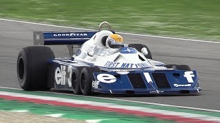 Historic Minardi Day 2018  Tyrrell P34 Zonda Revolucion Ferrari 126 C4 M Mercedes F1 W04 amp More [upl. by Clay]