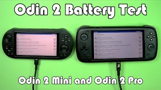 Odin 2 Mini vs Odin 2 Battery Comparison Temperature Charging [upl. by Nyral]