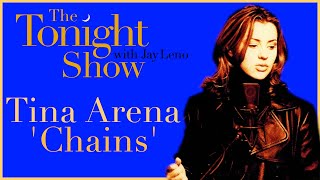 TINA ARENA  Chains  The Tonight Show with Jay Leno June 7th 1996 [upl. by Ellehcil]