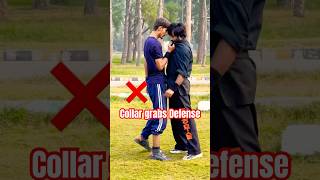 How to Defend Against Collar Grabs bestselfdefense selfdefance martialarts taekwondo kravmaga [upl. by Vacuva544]