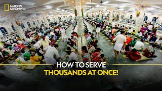 How to Serve Thousands at Once  India’s Mega Kitchens  National Geographic [upl. by Esila523]