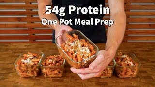 Cajun Chicken Pasta Meal Prep  One Pot Recipe [upl. by Post]