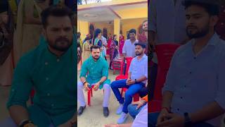 Khesari Lal अग्निपरीक्षा के shutting सेट पर मस्ती करते हुए viralvideo khesari trending shorts [upl. by Aihsenal71]