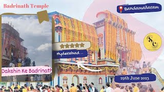 Dakshin Ka Badrinath  Badrinath Temple In Hyderabad  suryachandratimes [upl. by Oram]