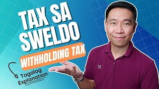 How to Compute Tax on Monthly Salary  Withholding Tax on Compensation Tagalog Explanation [upl. by Kaye]