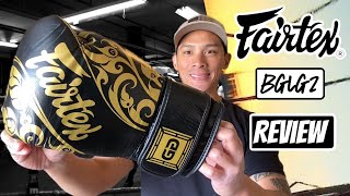 Fairtex BGLG2 Glory Kickboxing Gloves REVIEW UNIQUE GLOVES MADE FOR KICKBOXING [upl. by Eicnahc]