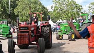 Tractors parade after Historic Tractor Show Panningen 2023 organized by HMT KLEP [upl. by Eelitan]