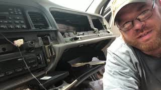 Crown Victoria Blend Door Actuator replacement walkthroughEATC selftest [upl. by Pennington]