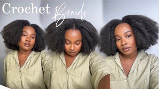 MOST NATURAL CROCHET HAIRSTYLE WITH LEAVE OUT FT Trendy Tresses [upl. by Ahseiuqal77]