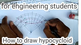 How to draw hypocycloid for engineering student in hindi [upl. by Dugaid]