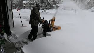 Snowblowing After Buffalo Storm [upl. by Mich]