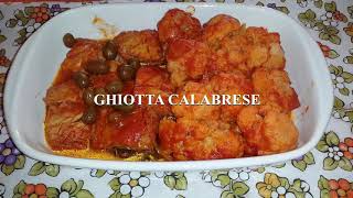 RICETTA GHIOTTA CALABRESE DI PESCE STOCCO E CAVOLFIORE CON CAPPERI ED OLIVE VERDI [upl. by Eilsew]