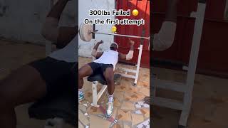 300Ibs Bench press failed gymworkout power sports [upl. by Rowland]