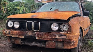 Fully restoration 50 year old BMW 3 series cars that were severely damaged  Rebuild the BMW car [upl. by Wilhelm744]