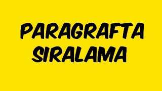 PARAGRAFTA SIRALAMA [upl. by Sonny138]