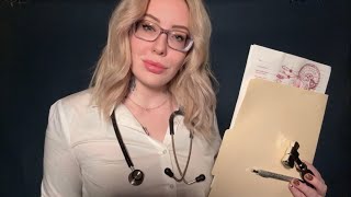 ASMR Non Specific Medical Exam  misc eye testing face touching [upl. by Benni75]