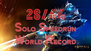 Godfall Hinterclaw Solo Speedrun EToT World Record [upl. by Mukul]