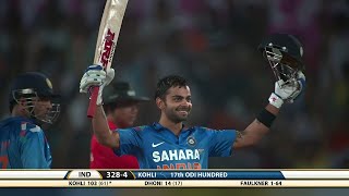 Virat Kohli 115 66 vs Australia 6th ODI 2013 Nagpur Ball By Ball [upl. by Lrigybab]