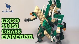 LEGO CREATOR 31058 FN’s MOC  GrassEmperor  Alternate Mech Mighty Dinos SpeedBuildConstructionToy [upl. by Issy545]