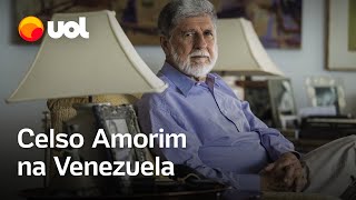 Celso Amorim é recebido por ministro das Relações Exteriores da Venezuela [upl. by Lertsek]