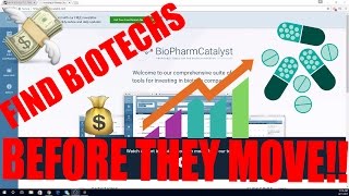 HOW TO Day Trade BIOTECH STOCKS amp Find Out When Pharmaceutical stocks have FDA APPROVALS [upl. by Yrrek]