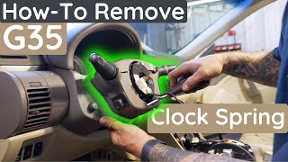 How to Replace G35 Clock Spring [upl. by Lenej988]