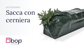 BOP Sacca Con Cerniera Borsa Per Albero Di Natale e Decorazioni in Polietilene Impermeabile [upl. by Teeniv]