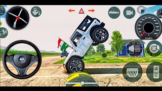 Dollar Song Modified Mahindra White Thar😈 Indian Cars Simulator 3D  Android Gameplay [upl. by Averat]