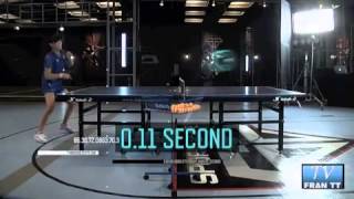 ESPN  Sports Science Table Tennis [upl. by Cutlerr487]