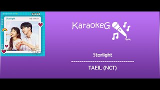 Karaoke Version Starlight  TAEIL NCT OST TwentyFive TwentyOne [upl. by Nnoryt887]