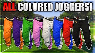 UPDATED GTA 5 HOW TO GET ALL COLORED JOGGERS AFTER PATCH 168 GTA 5 Colored Joggers Glitch [upl. by Winny]