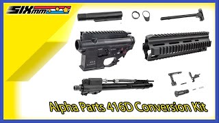 Alpha Parts 416D Conversion KitFor Systema PTW SeriesBLK [upl. by Annwahs]