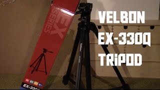 Velbon EX330Q tripod review and test AKIO TV [upl. by Lovell]