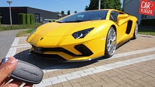 INSIDE the NEW Lamborghini Aventador S 2017  Interior Exterior DETAILS w Revs [upl. by Arihsak]