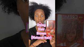 WELL THIS WAS AN EPIC FAIL 😩 😩 dyinghair naturalhair tiktok shorthairstyles [upl. by Ut]