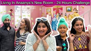 Living In Anaanyas New Room  24 Hours Challenge  Ramneek Singh 1313  RS 1313 VLOGS [upl. by Sherlock4]