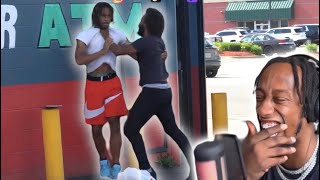 “Do You Wanna De PRANK” IN THE HOOD  GONE VERY WRONG 😳‼️  REACTION  youtube [upl. by Sikras]