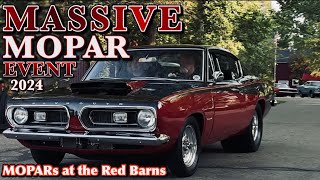 37th Annual MOPARs at the RED BARNs 2024 Michigans largest Mopar Car Show Part 1 of 3 “They Arrive” [upl. by Karry]