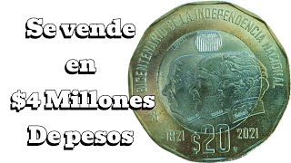 Se Vende en 4 Millones de PesosMonedas de MèxicoMonedas MexicanasNumismatica [upl. by Emelita]