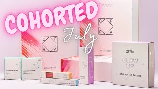 UNBOXING COHORTED JULY BEAUTY BOX IN 1 MINUTE shorts [upl. by Ytitsahc]