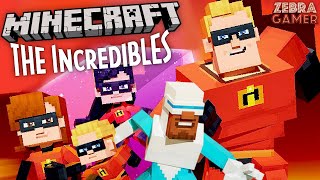 Minecraft The Incredibles DLC  Zebras Minecraft Fun [upl. by Kire633]