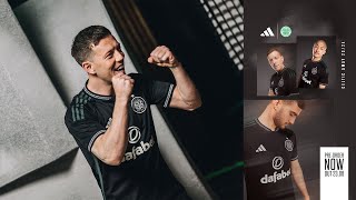 🖤💚 Go Behind the Scenes with Celtic Players as they Model the New adidas Away Kit 📽 [upl. by Nanji]