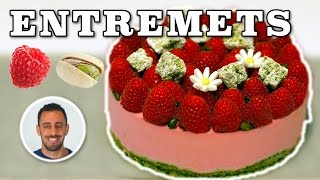 ✌ ENTREMET FRAMBOISE PISTACHE ★ Recette gateau facile ✌ [upl. by Ethelda]