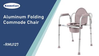 KosmoCare Aluminum Commode Chair  Features RMU127 [upl. by Squire]