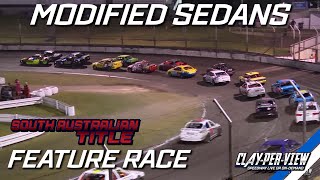 Modified Sedans  South Australian Title  Borderline  2nd Mar 2024  ClayPerView [upl. by Latini]