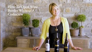 How to Open a Wine Bottle Without a Corkscrew [upl. by Ttam]