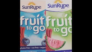 Sunrype Fruit To Go Review [upl. by Udenihc]