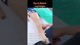 Tips to Relieve Leg Fatigue legmassage essentialoilmassage healthbenefits holisticwellness [upl. by Enylekcaj520]